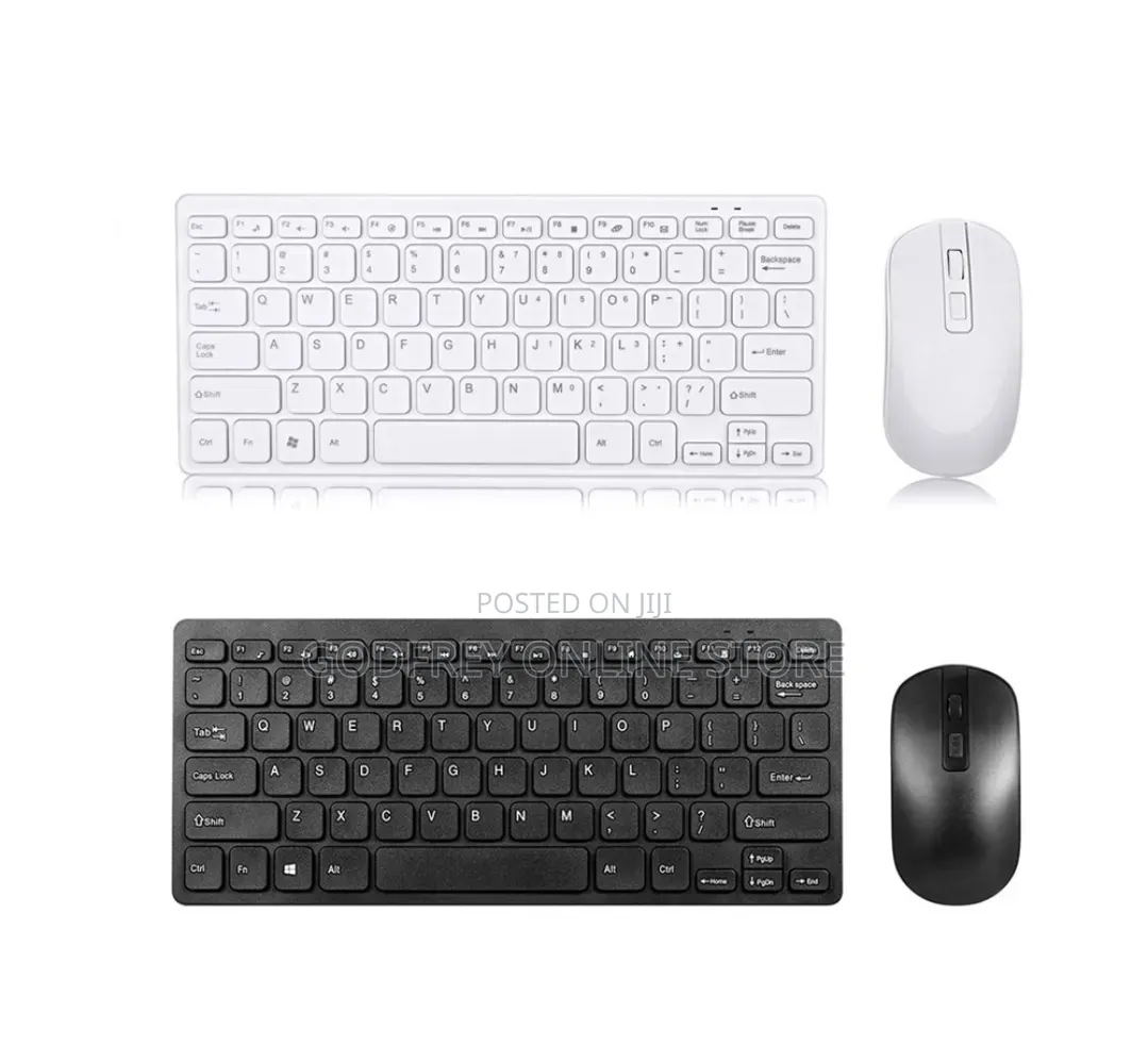 Mini Wireless Keyboard and Mouse Combo