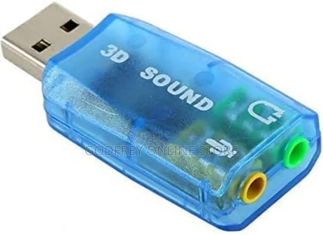 3D Sound Chanel 5.1 USB Audio Controller External Sound Card