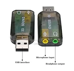 3D Sound Chanel 5.1 USB Audio Controller External Sound Card