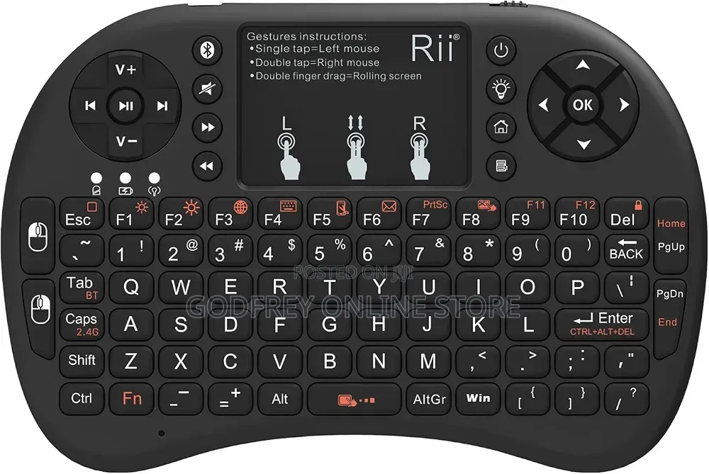 Mini Keyboard With Touchpad,LED Backlit