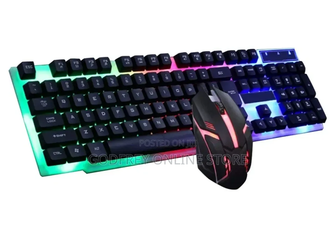Wired USB Gaming Keyboard a Mouse Comb