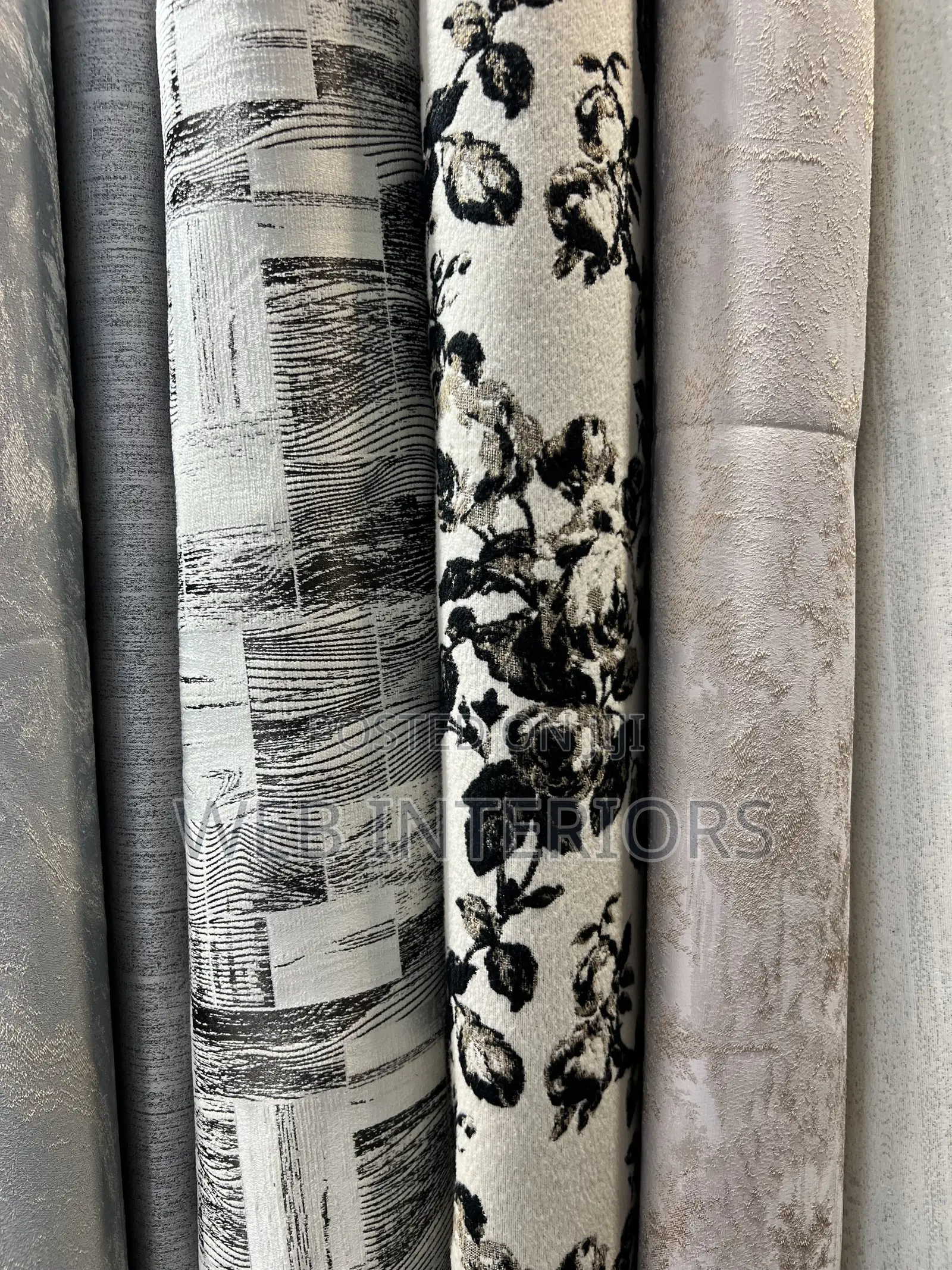 Black and White Curtains