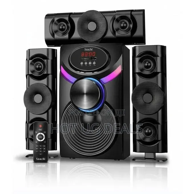 Saachi 3.1CH Multimedia Speaker System With Subwoofer – Black