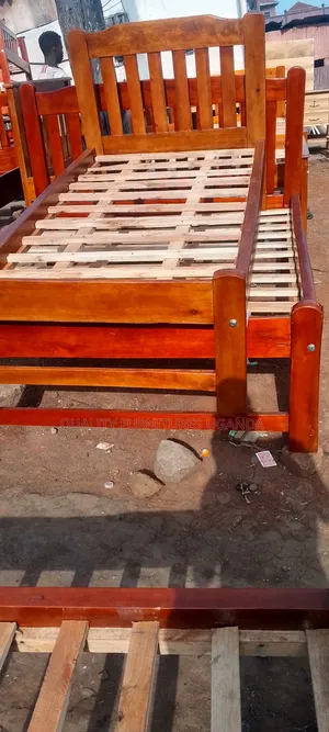 3 by 6 Single Brown Bed