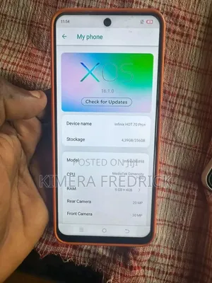 New Infinix Hot 70 Pro 5G+ 256 GB Orange