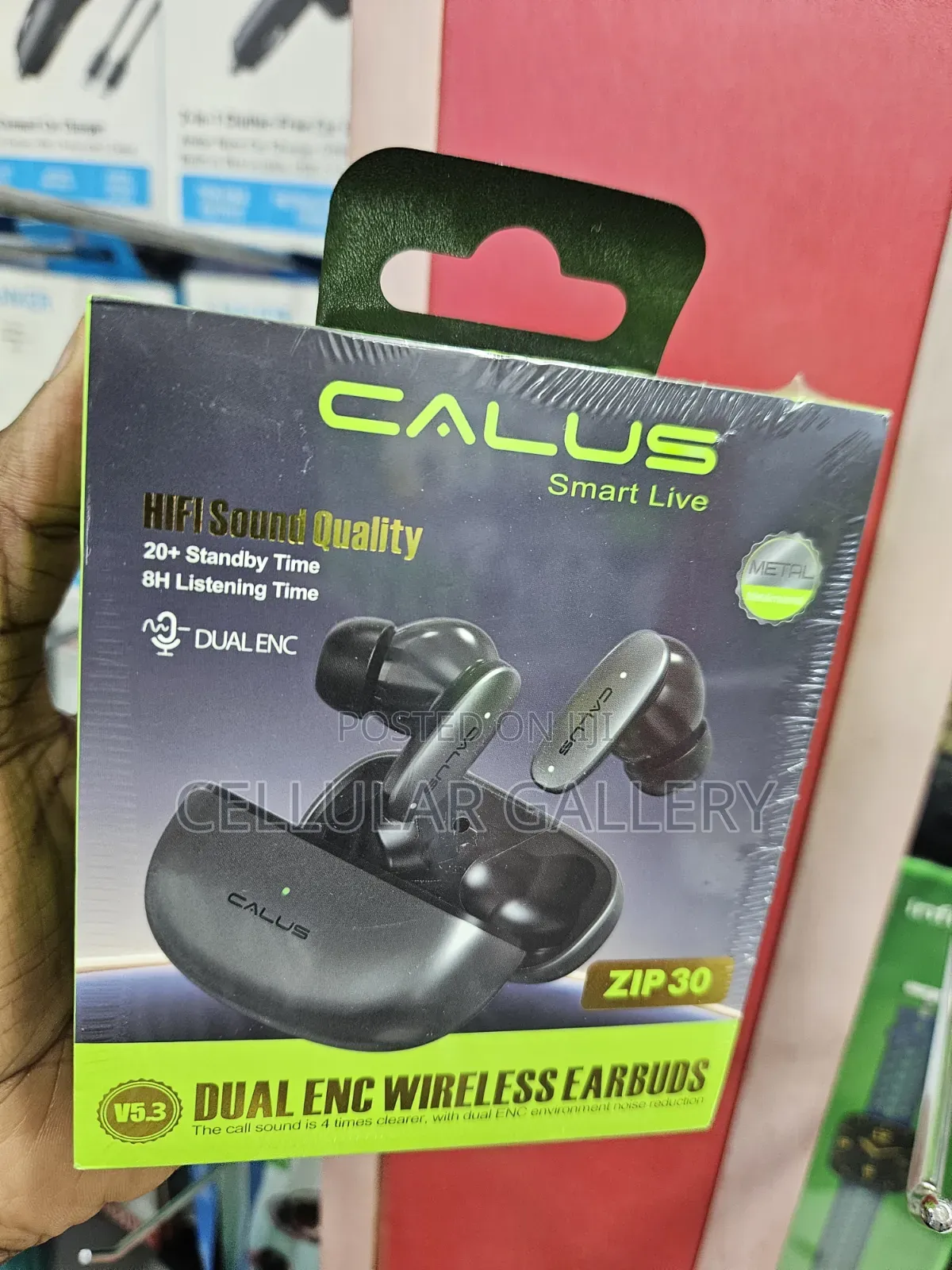 Calus ZIP 30 Wireless Earphones With a METTALLIC Case
