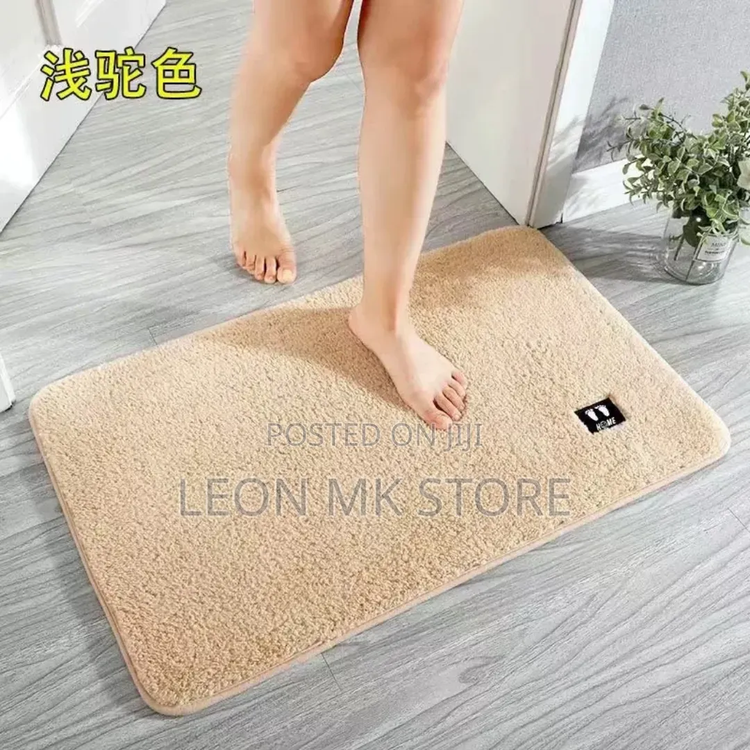 Super Soft Brown Bathroom Mats