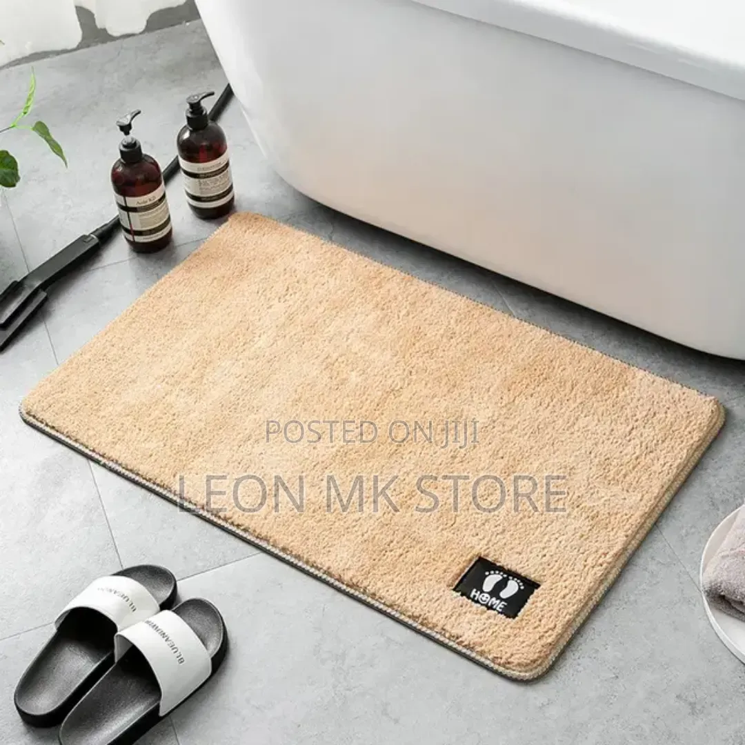 Super Soft Brown Bathroom Mats