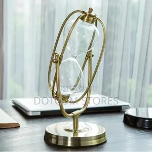 1pc Elegant Swiveling Hourglass Timer With Antique-Style Stand