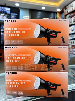 Porodo Lifestyle Cannes Studio 100W Professional LED Studio Light
