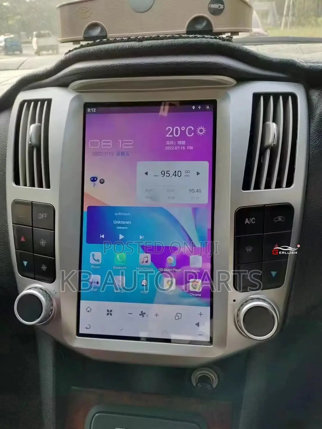 Harrier Android 12.8inch Tesla Radio