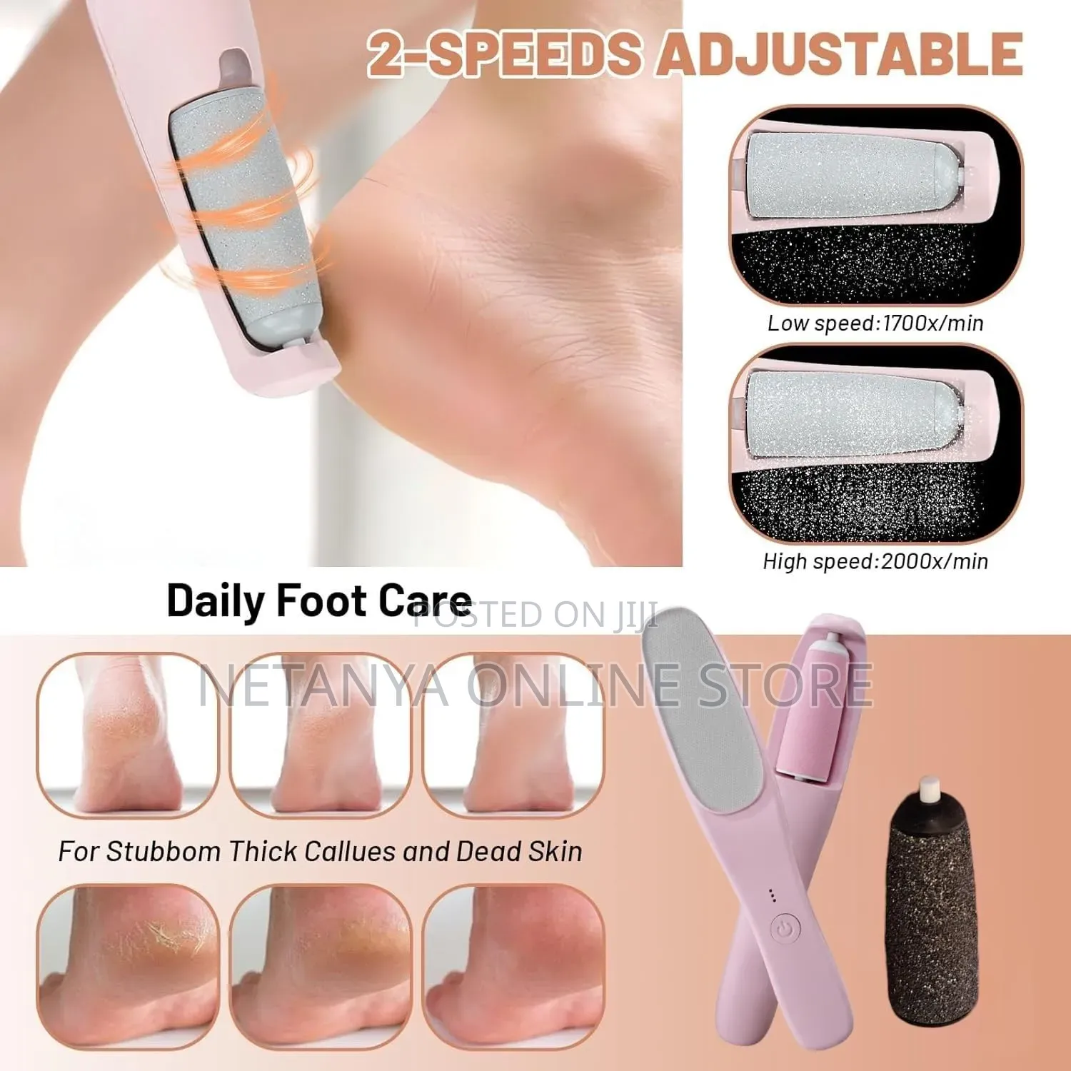2in1 Callus and Hair Remover