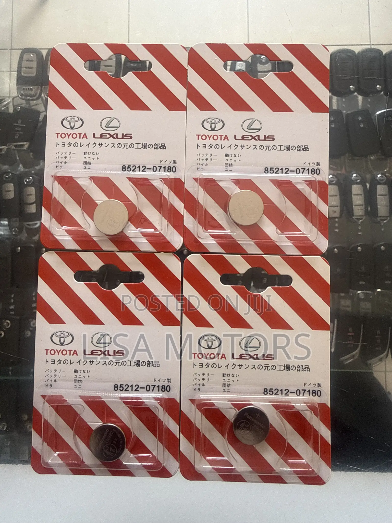 Genuine Toyota and Lexus Smart Key Batteries