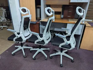 Mesh Back Headrest Office Chairs, Price for Each Piece