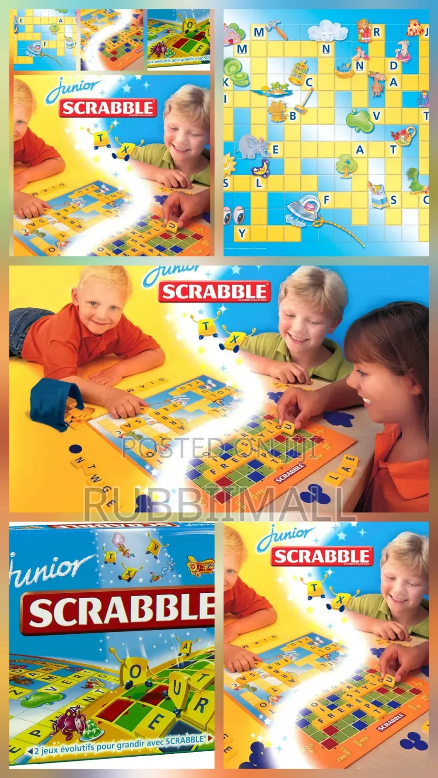 Junior Scrabble Board Game Box