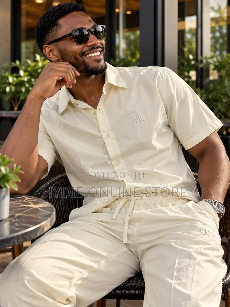 Premium Linen CK Two-Piece Set – Elegant, Stylish & Comfortable