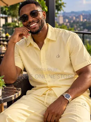 Premium Linen CK Two-Piece Set – Elegant, Stylish & Comfortable