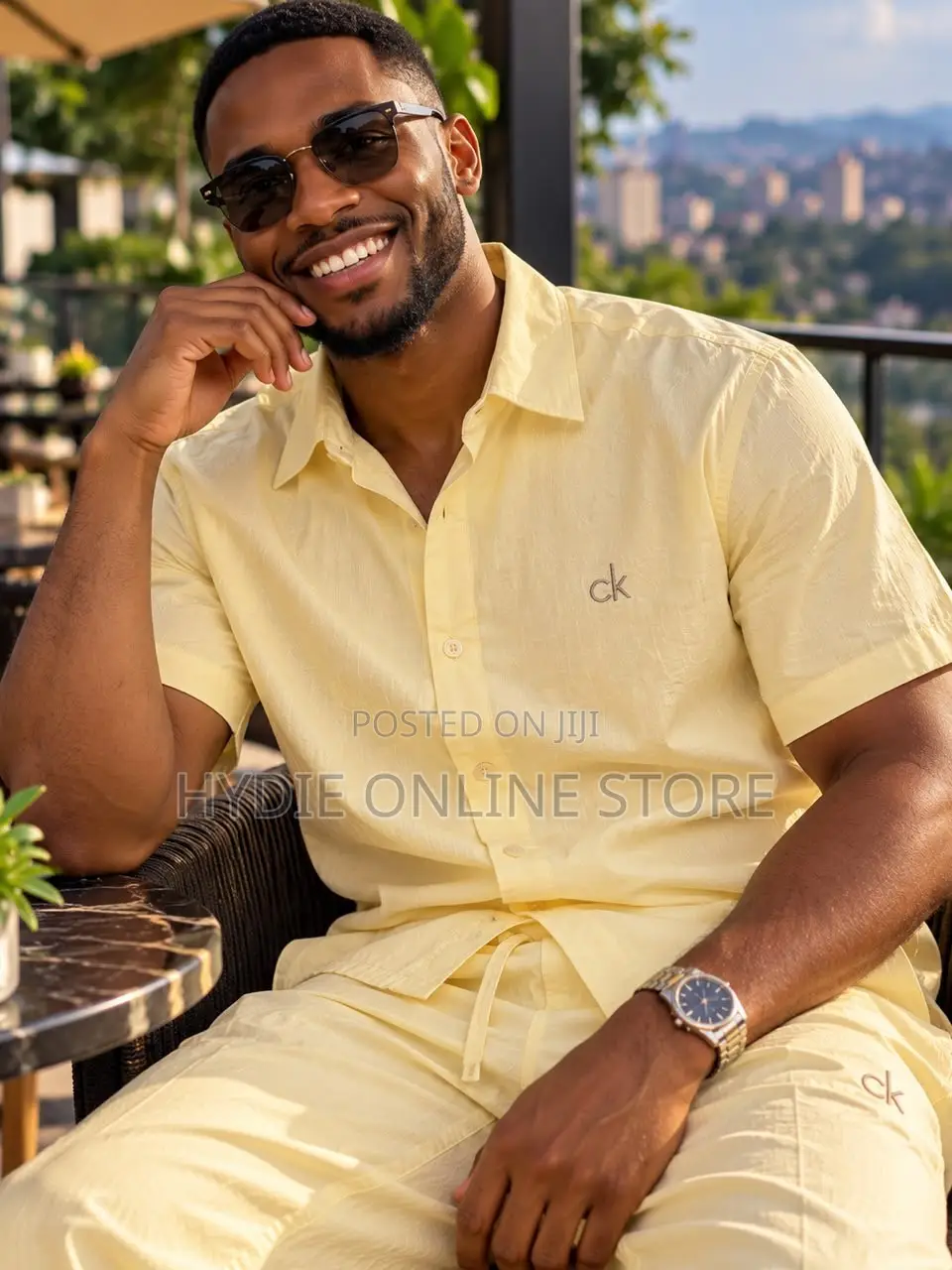 Premium Linen CK Two-Piece Set – Elegant, Stylish & Comfortable