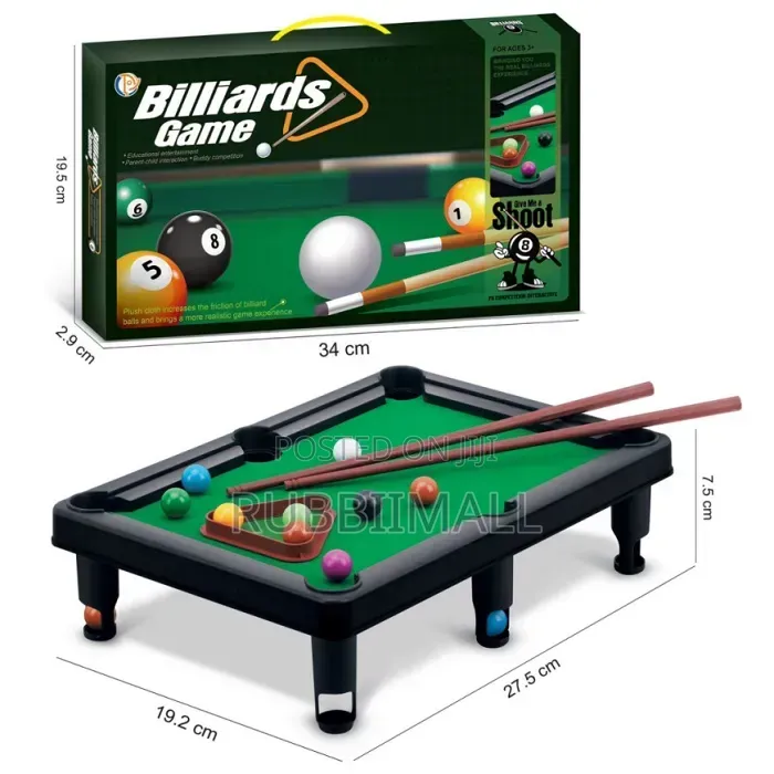 Tabletop Billiards Action Game