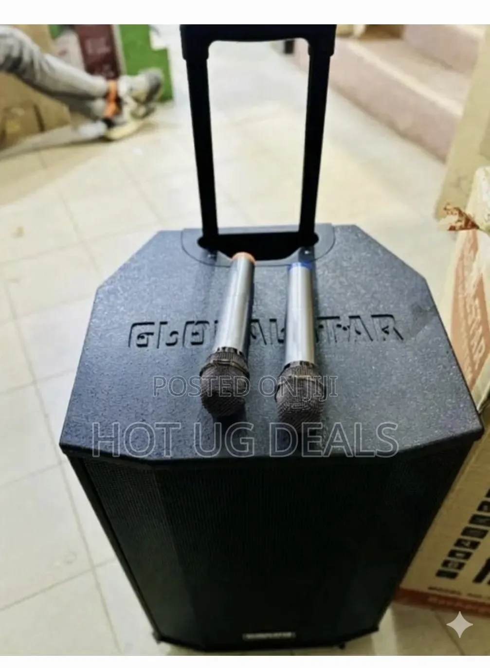 Globalstar PA Speaker System – Amplified Rechargeable Sound System