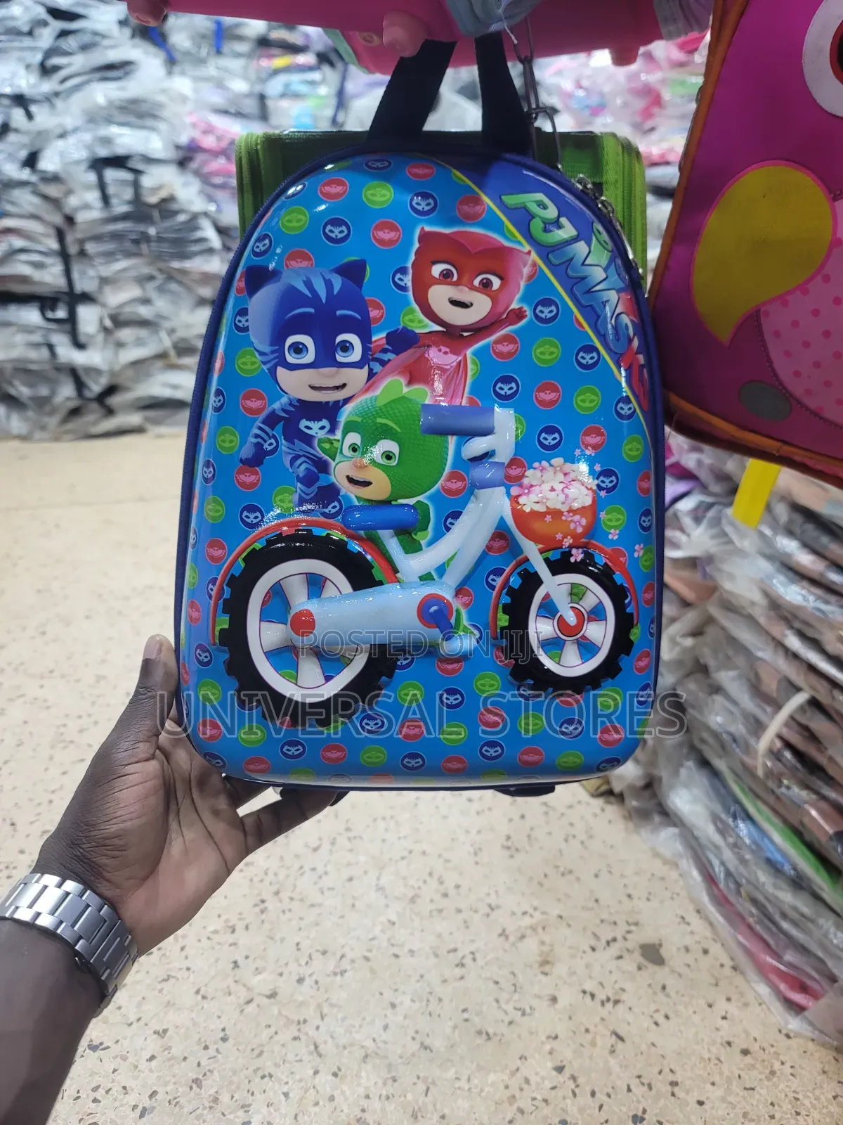 Vibrant Blue PJ Masks Children's School Backpack