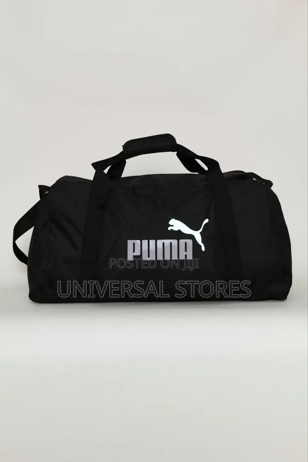 Puma Black Duffel / Gym Bag