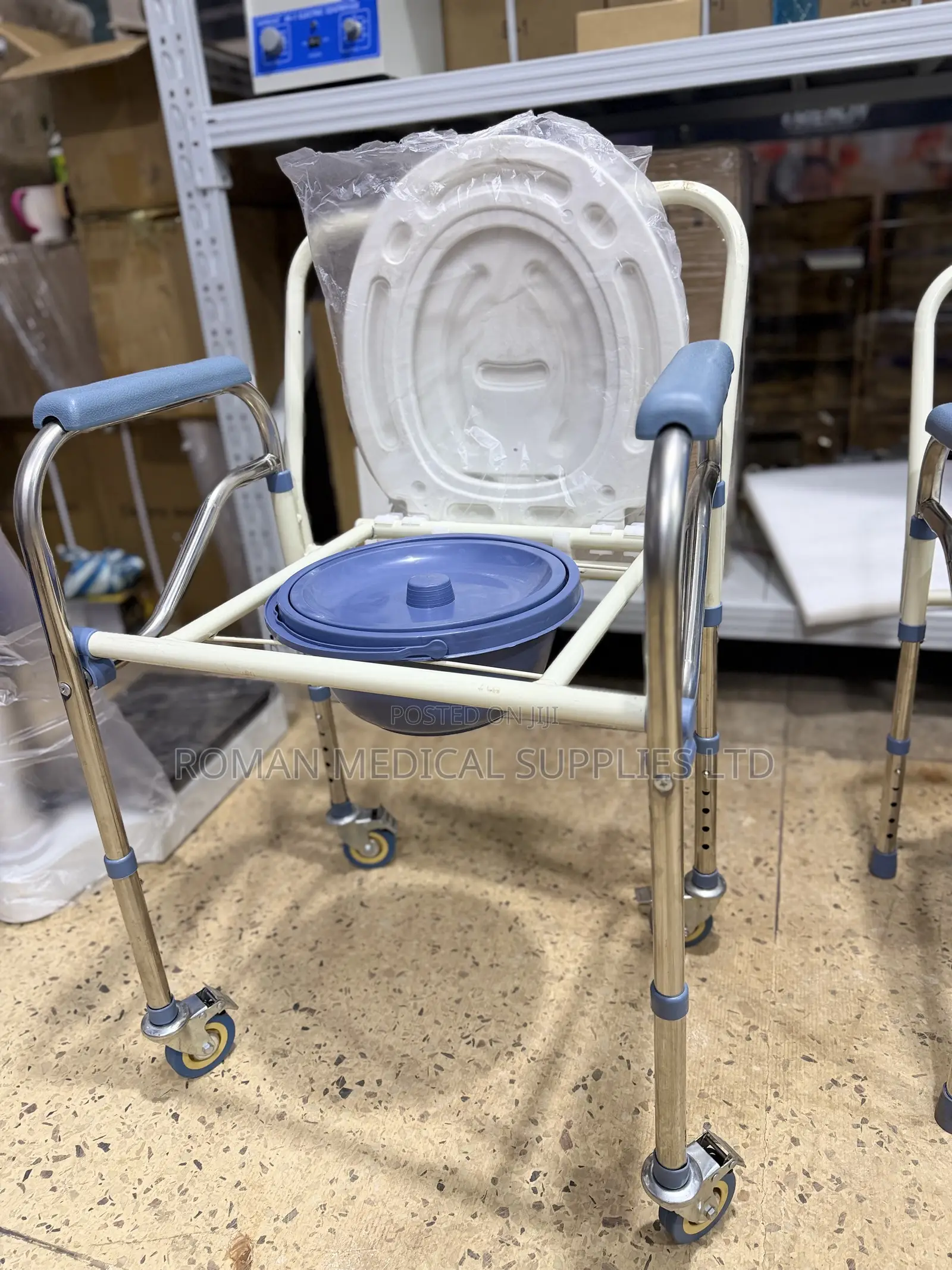 Commode (Potty) Chair With Wheels