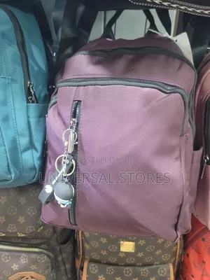 Purple, Multi-Compartment Casual Backpack