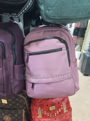 Purple, Multi-Compartment Casual Backpack