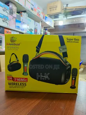 BoomBest Powerfull Bass Bluetooth Speaker With Wireless Microphone