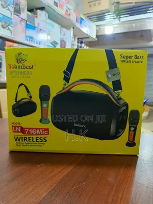 BoomBest Powerfull Bass Bluetooth Speaker With Wireless Microphone