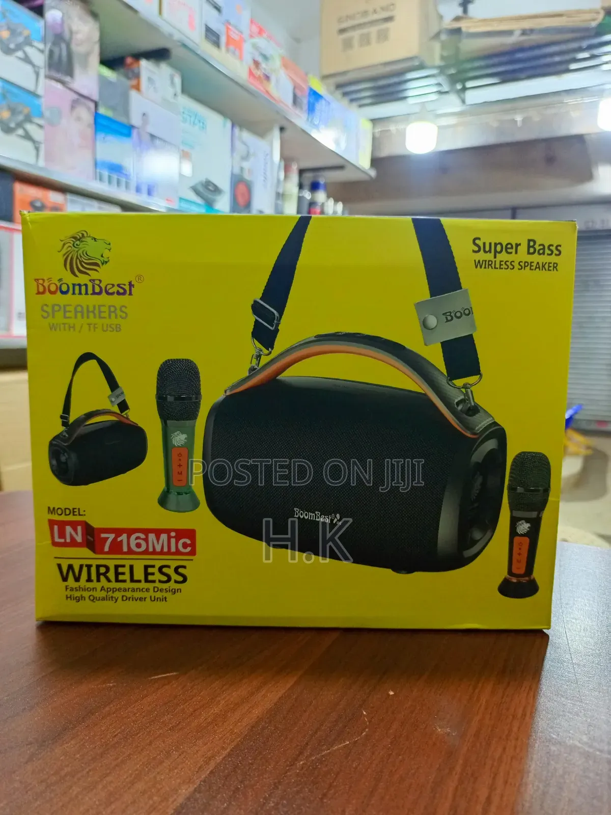 BoomBest Powerfull Bass Bluetooth Speaker With Wireless Microphone