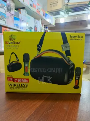 BoomBest Powerfull Bass Bluetooth Speaker With Wireless Microphone