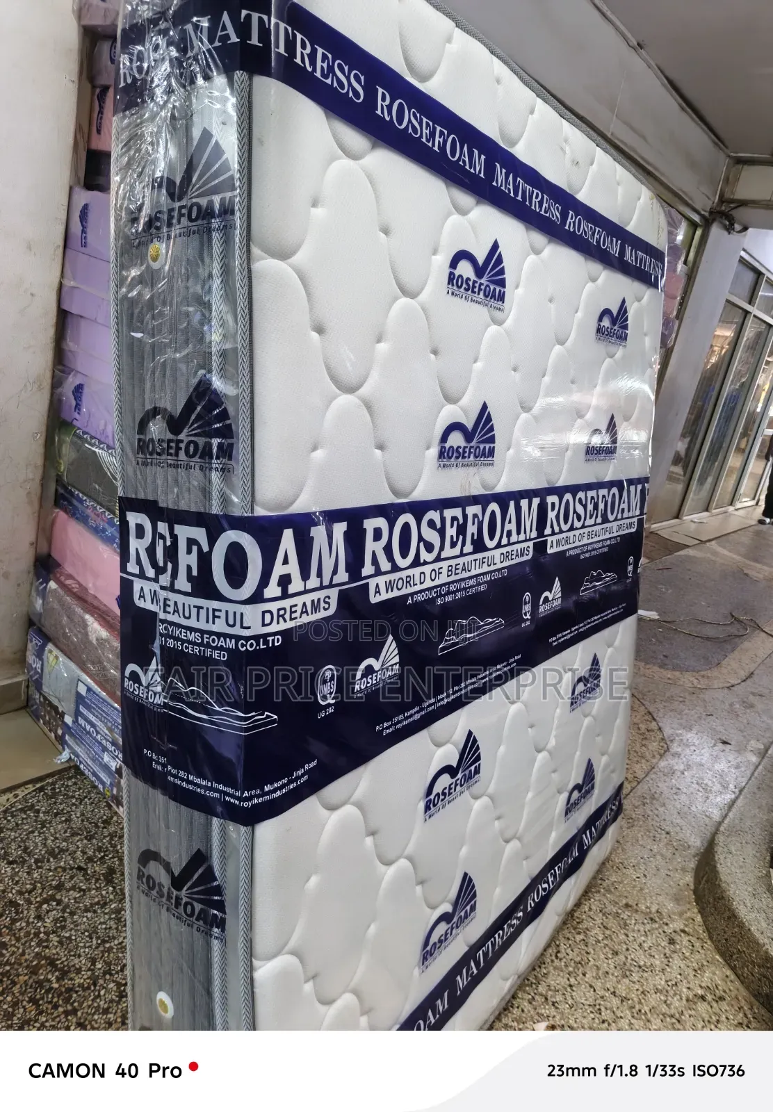 6*6 by 10 Inches. Spring Mattresses Double Layer