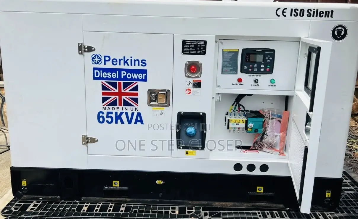 65KVA Perkins Standby Generetor