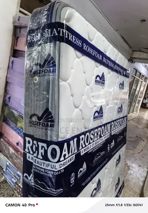 4*6*10 Inches. Bonnel Spring Double Layer. ( Rosefoam Mattresses)