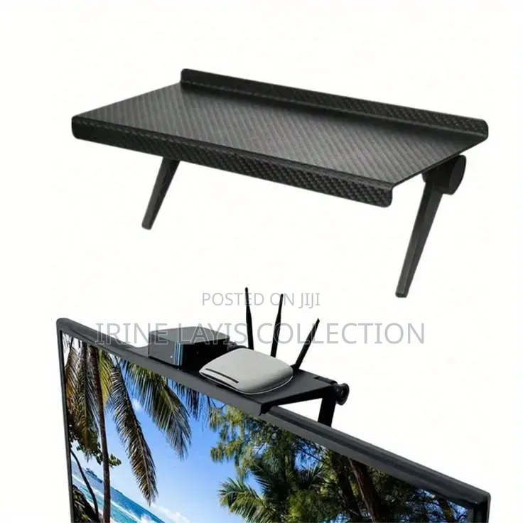 Adjustable TV Screen Top Shelf.