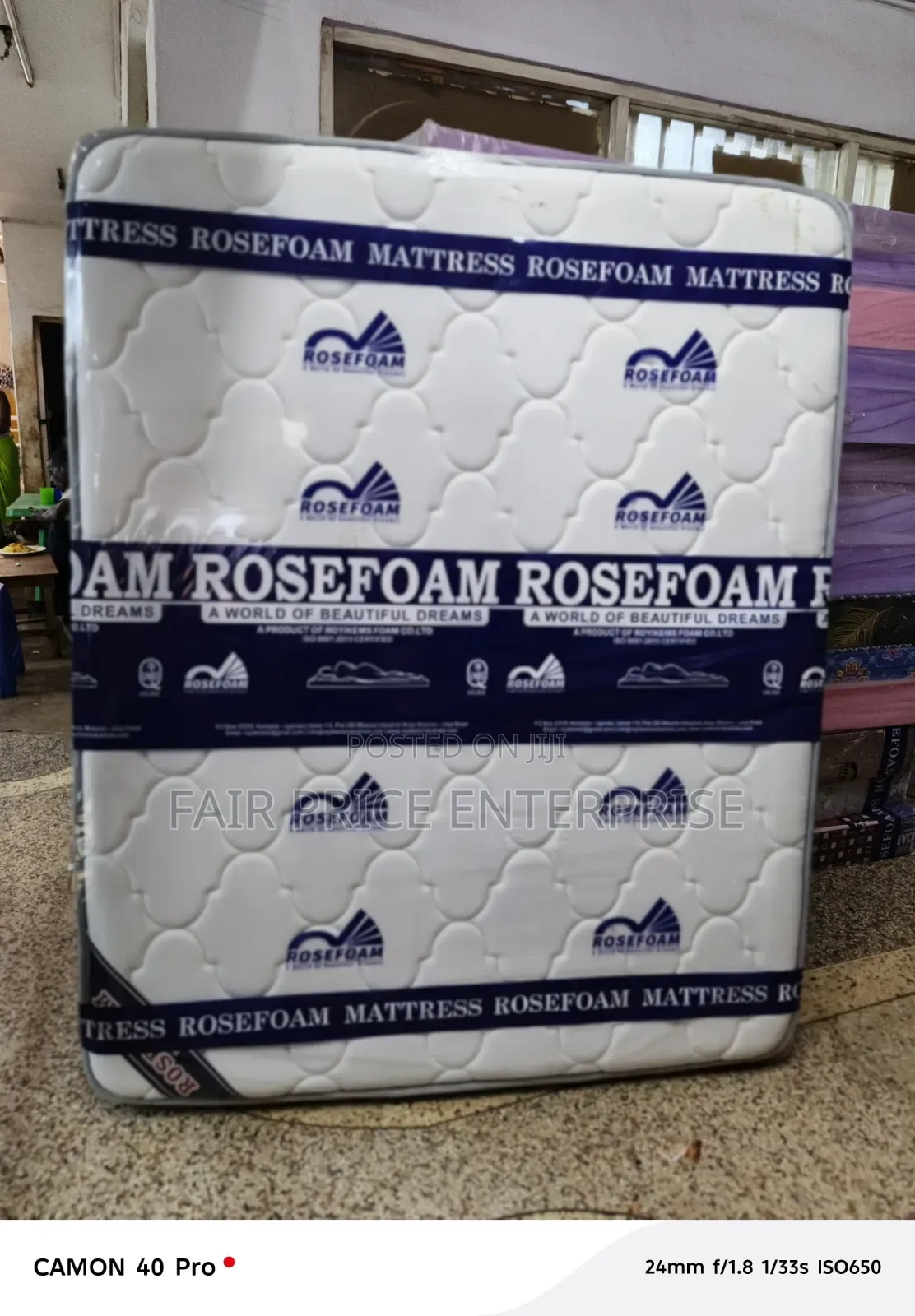 5*6*10 Inches. Bonnel Spring Mattresses Double Layer. ( Rosefoam)