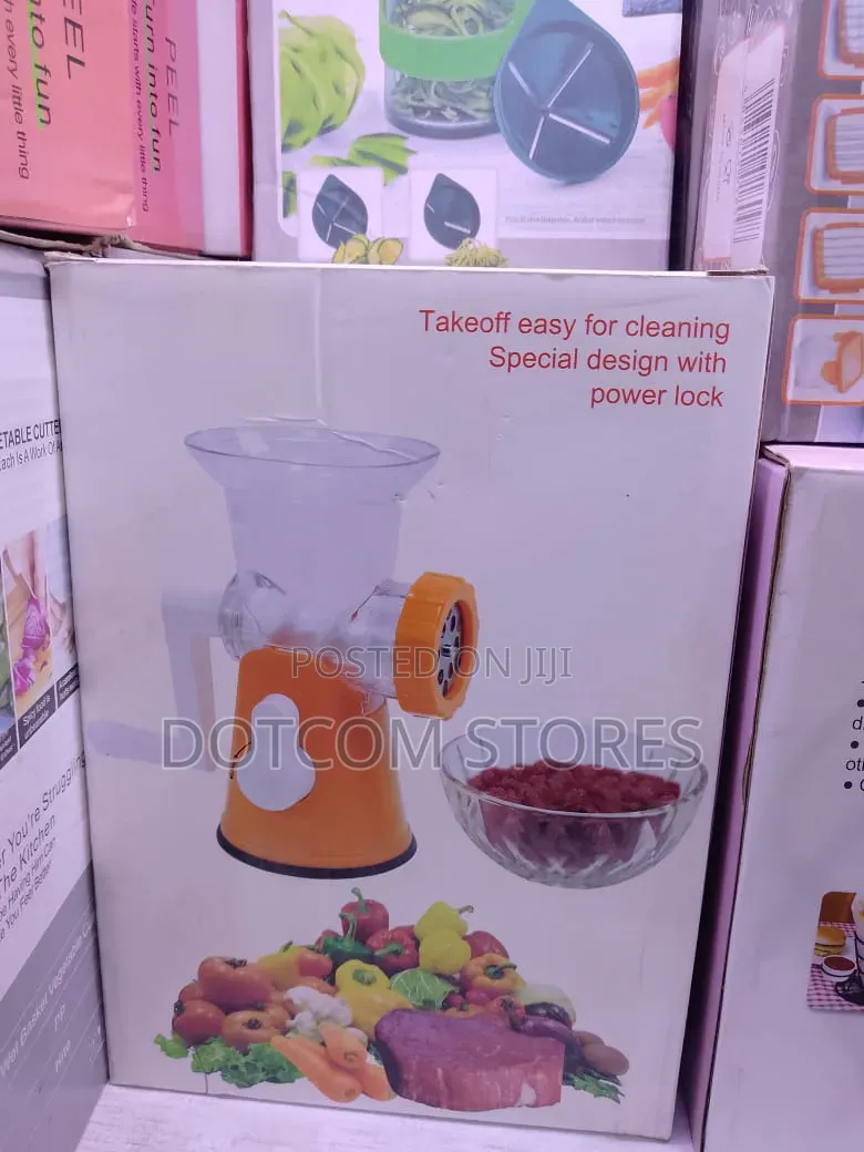 Multi-Functional Manual Meat Grinder and Vegetable Processor