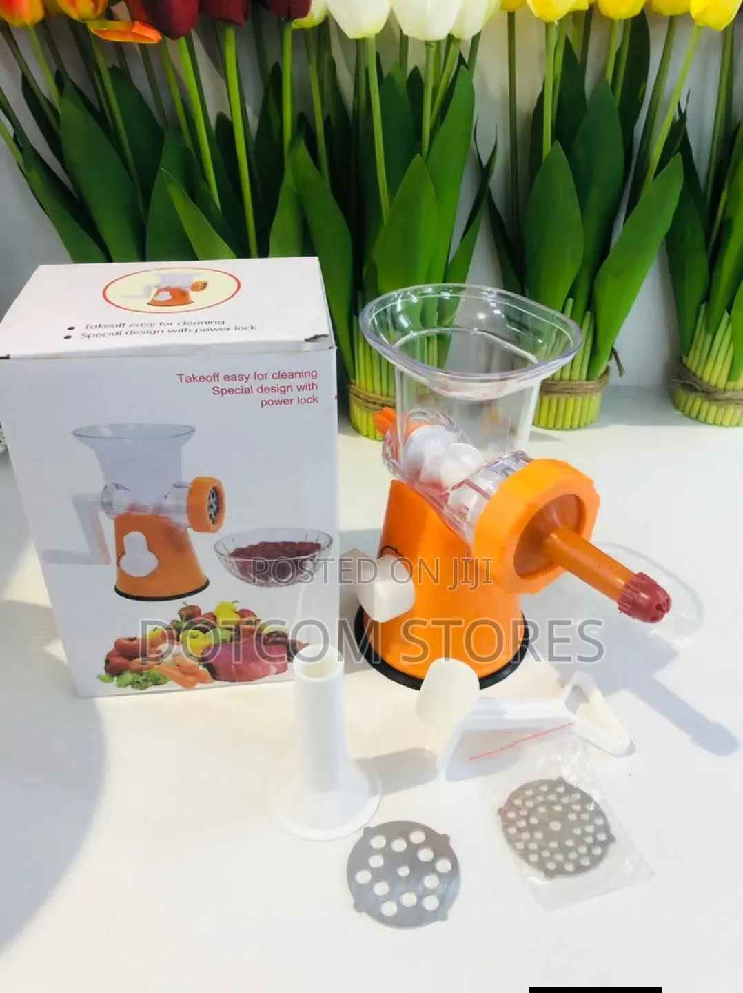 Multi-Functional Manual Meat Grinder and Vegetable Processor