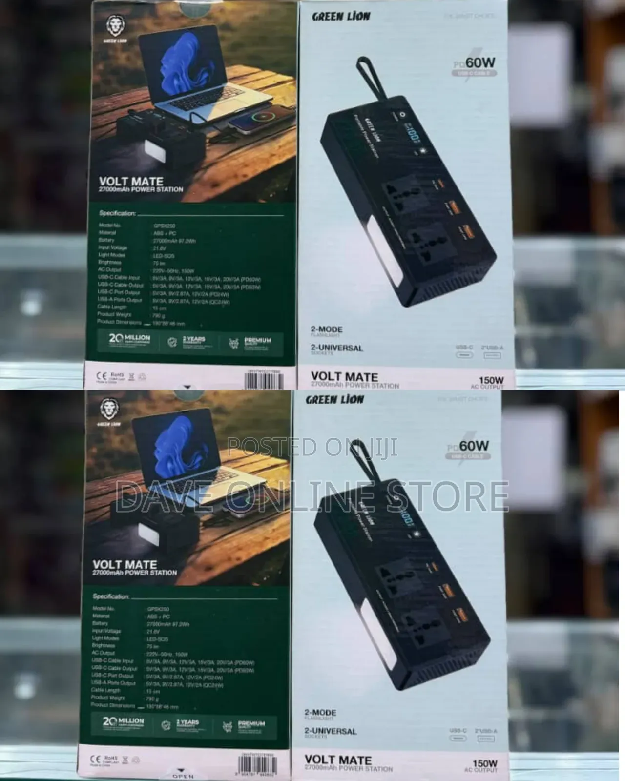 Green Lion Volt Mate 27000mAh Power Station