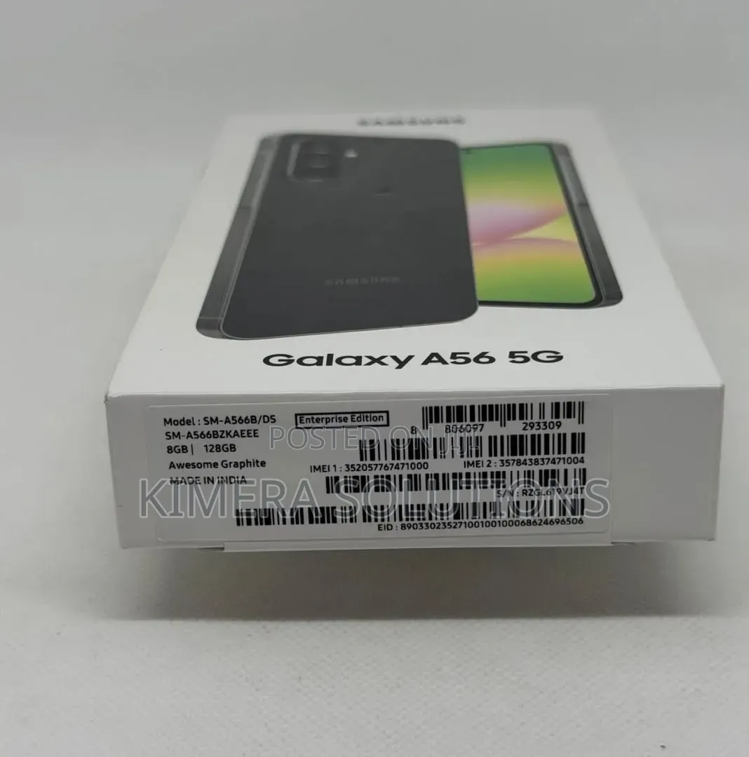 New Samsung Galaxy A56 256 GB Black