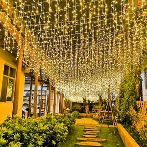 3x3m Curtain Christmas Lights, Indoor and Outdoor Waterfall Lights