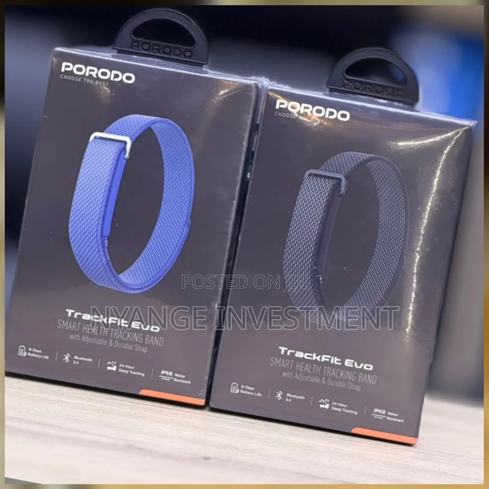 Porodo TrackFit Evo Smart Health Tracking Band.