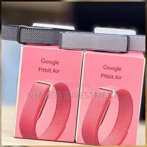 Google Fitbit Air (Pink) Comes With Free Black Strap.