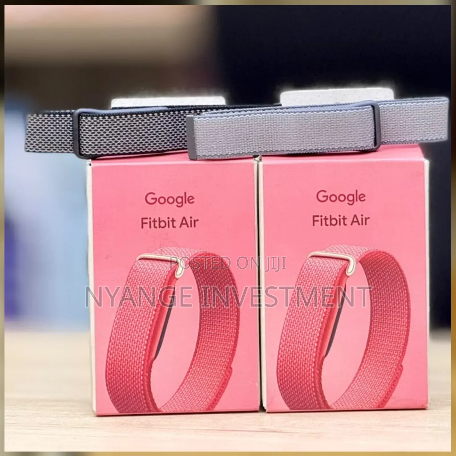 Google Fitbit Air (Pink) Comes With Free Black Strap.