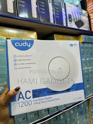 Cudy Ac1200 Dual Band Gigabit Ceiling Mount Access Point And