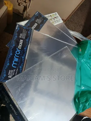 Self-Adhesive Flexible Mirror Sheets, Stickers 40x30