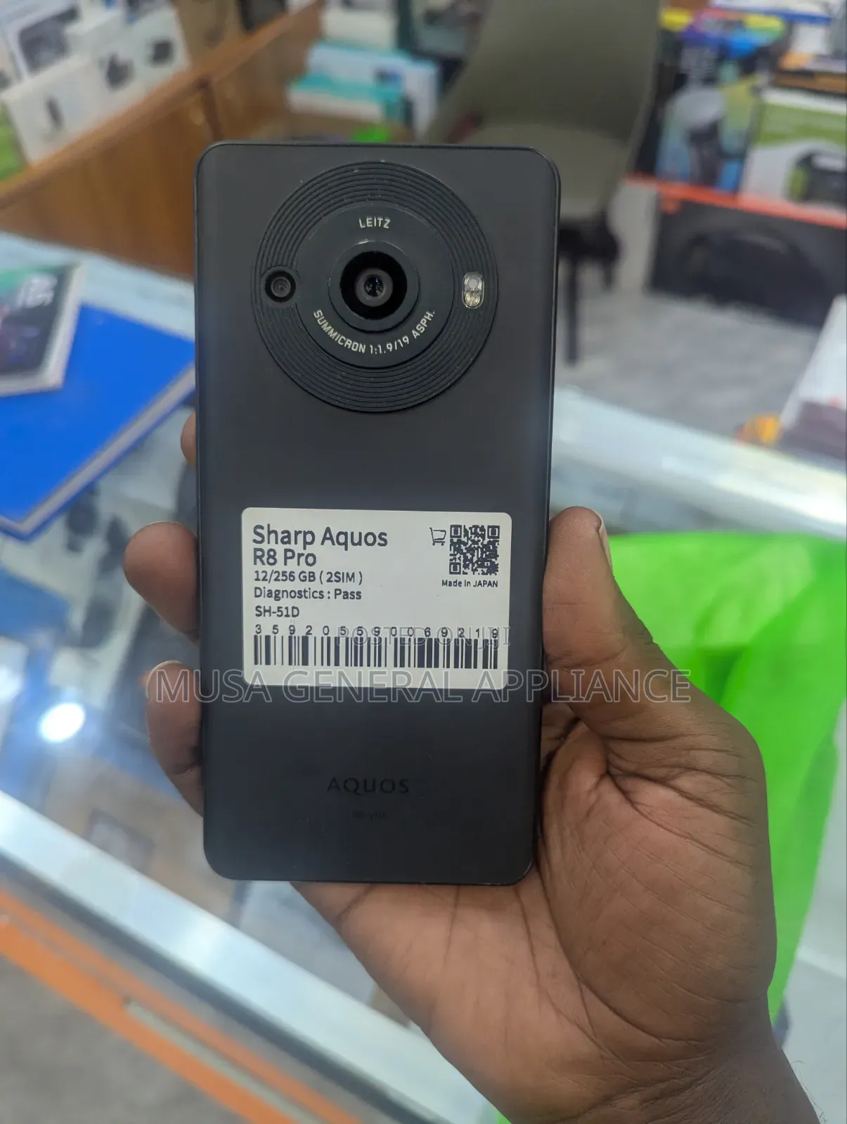 Sharp Aquos R8s pro 256 GB Black