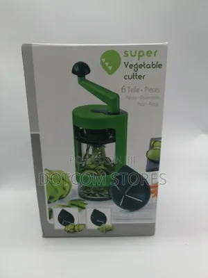 Super Vegetable Cutter 6-Piece Spiral Slicer